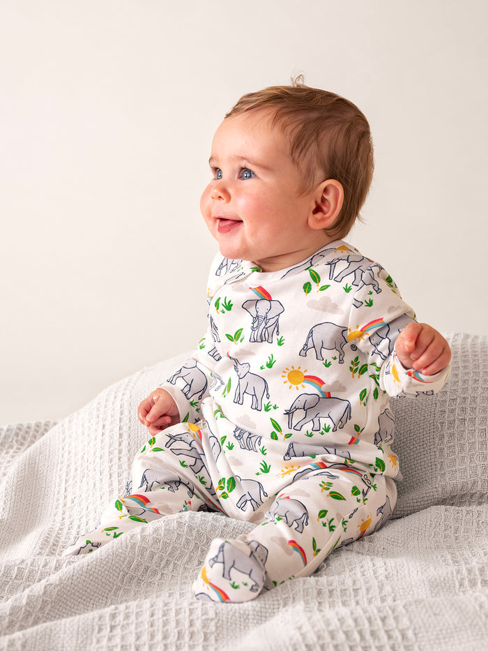 Kimono Zip Babygrow