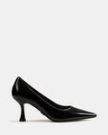 Lydia Black Leather Pump