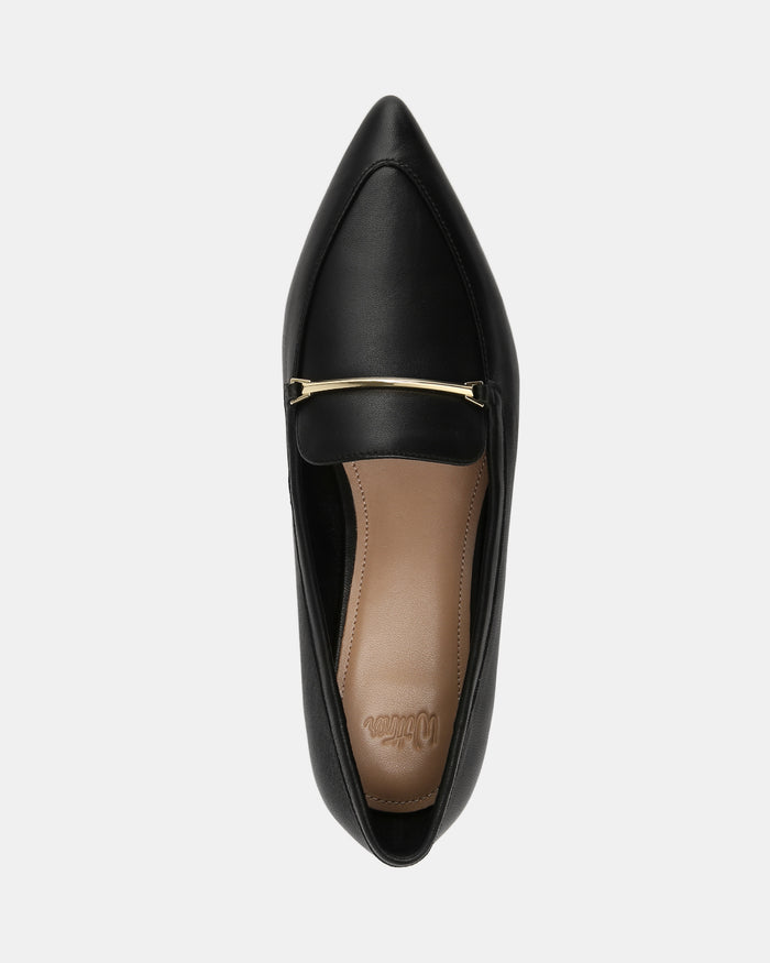 McGraw Black Leather Loafer