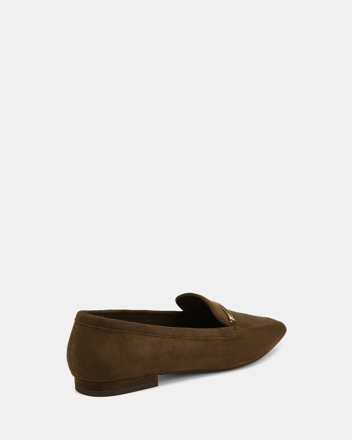 McGraw Olive Green Suede Leather Loafer