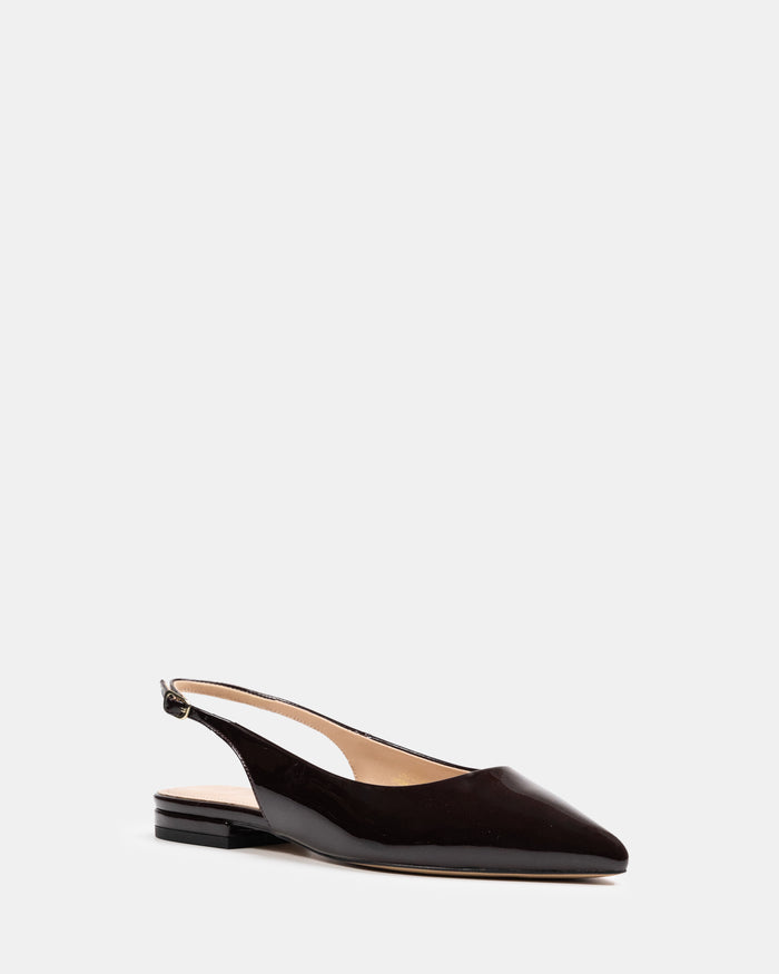 Meli Plum Patent Leather Slingback