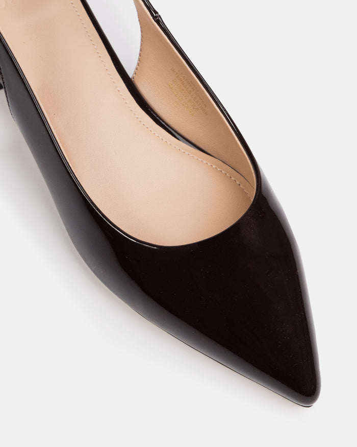 Meli Plum Patent Leather Slingback