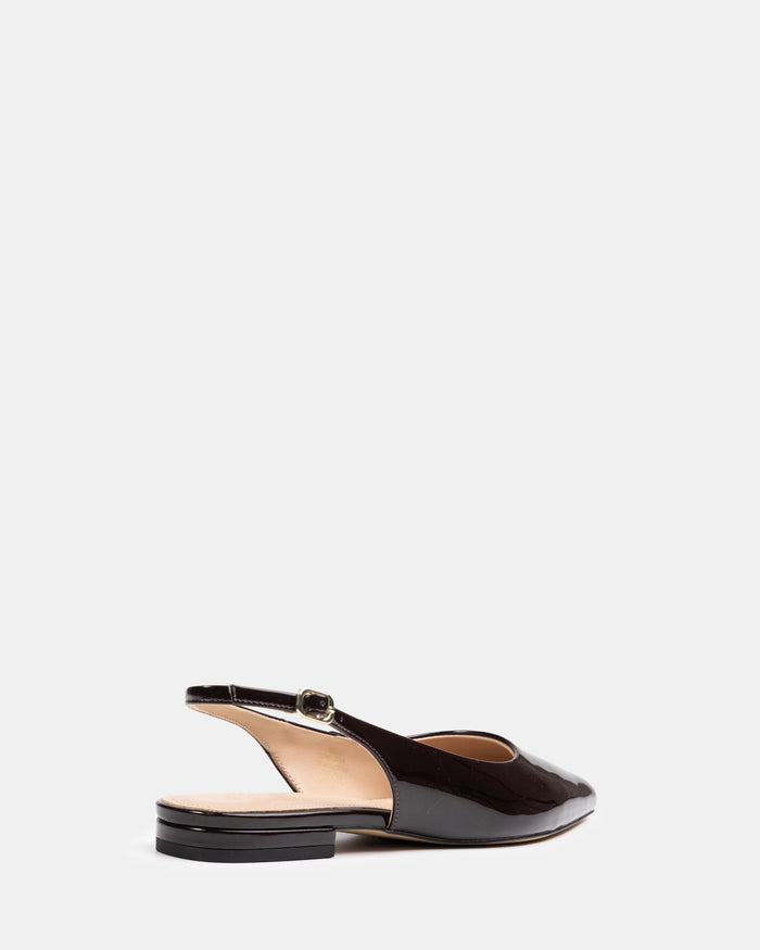 Meli Plum Patent Leather Slingback