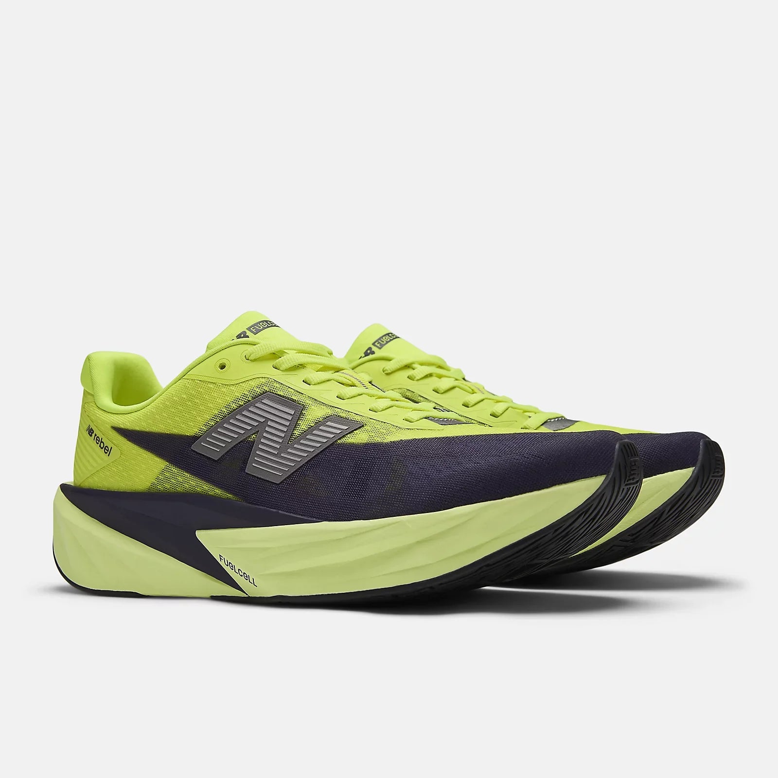 New Balance Men's FuelCell Rebel v5 Running Shoes in Alkaline Green