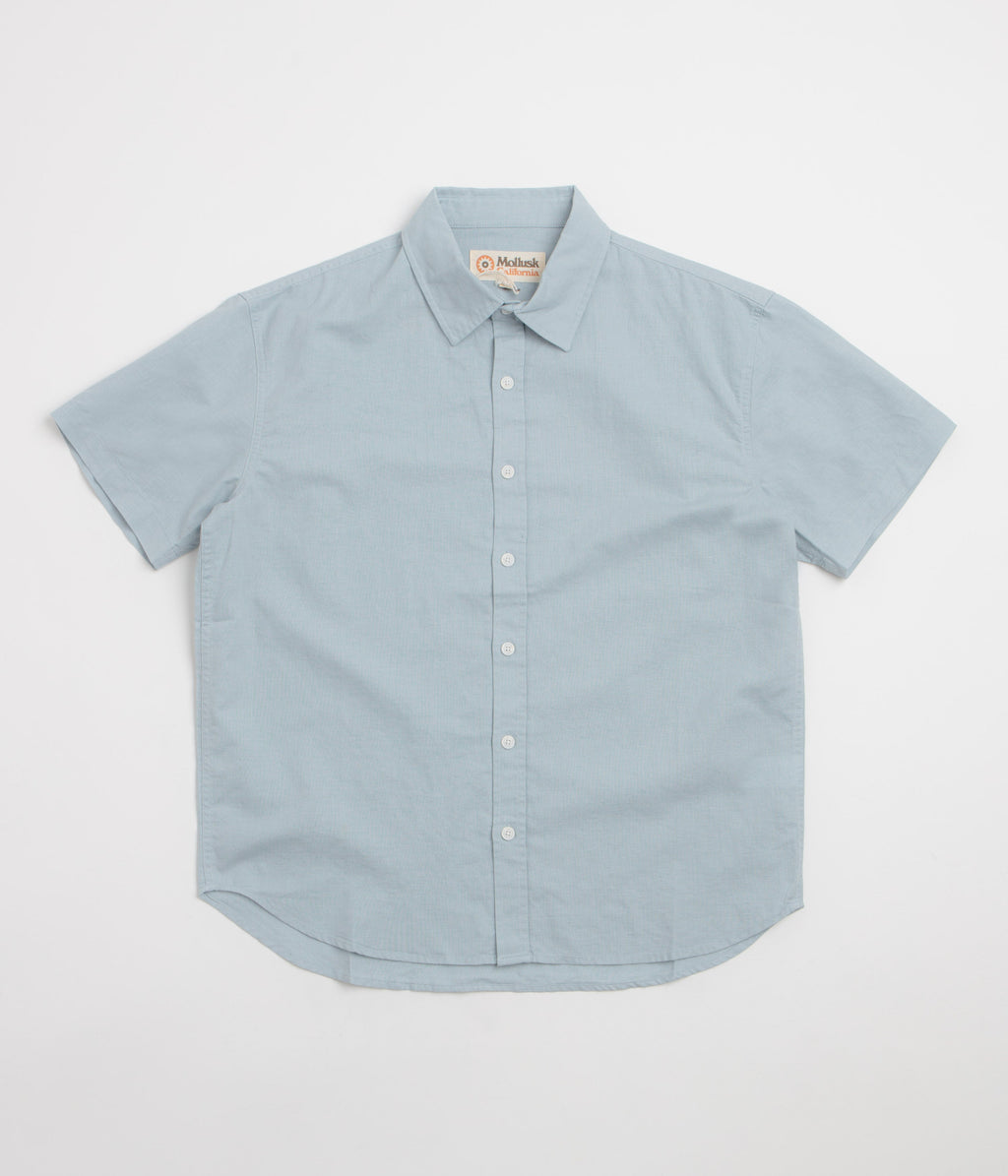 Mollusk Summer Short Sleeve Shirt - Jerry Blue
