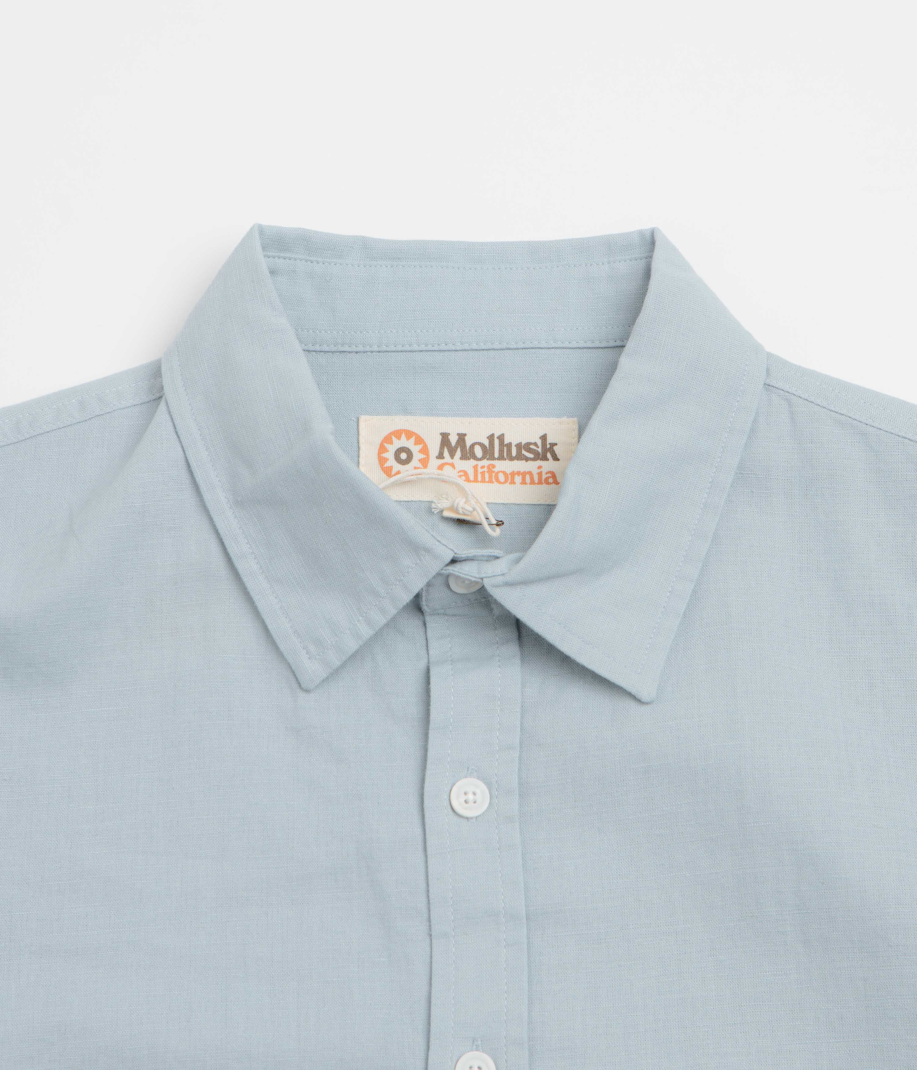 Mollusk Summer Short Sleeve Shirt - Jerry Blue