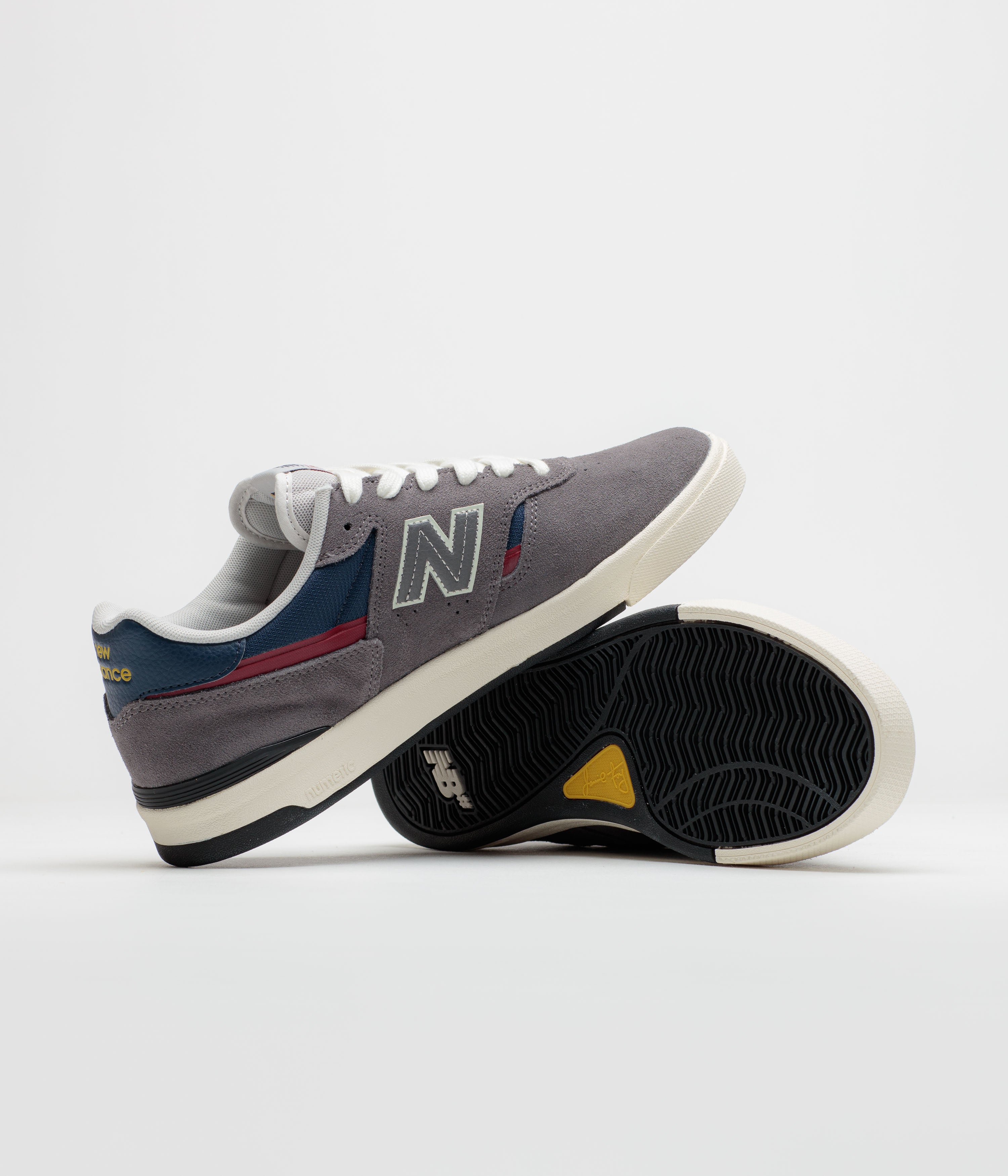 New Balance Numeric 306C Jamie Foy Shoes - Grey / Navy