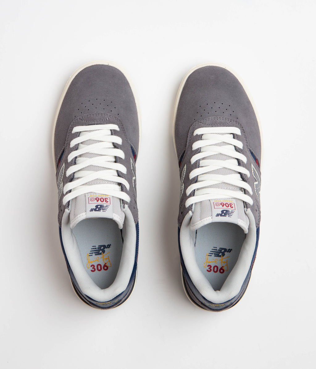 New Balance Numeric 306C Jamie Foy Shoes - Grey / Navy