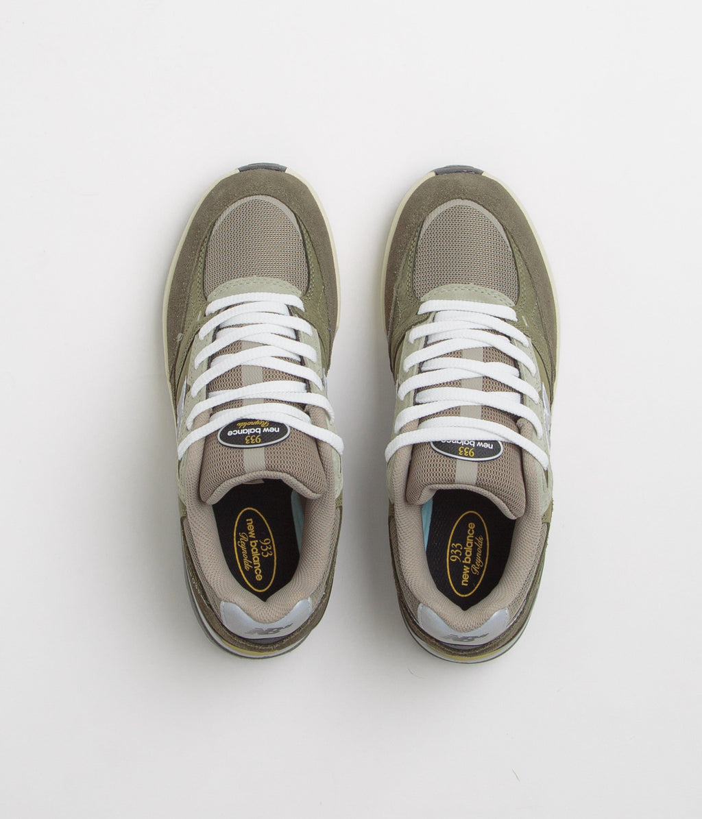 New Balance Numeric 933 Andrew Reynolds Shoes - Olivine