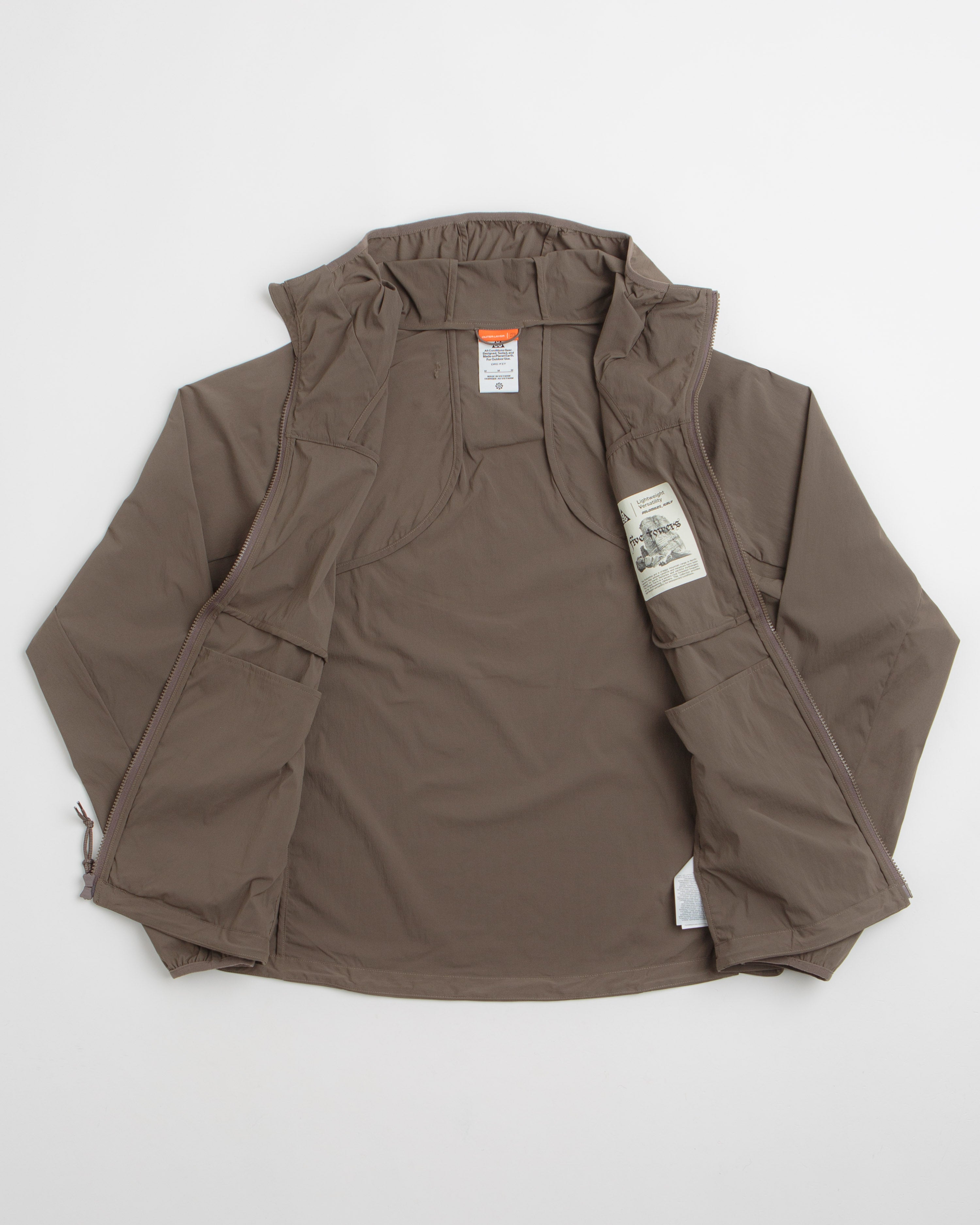 Nike ACG Five Towers Jacket - Ironstone / Mink Brown / Summit White