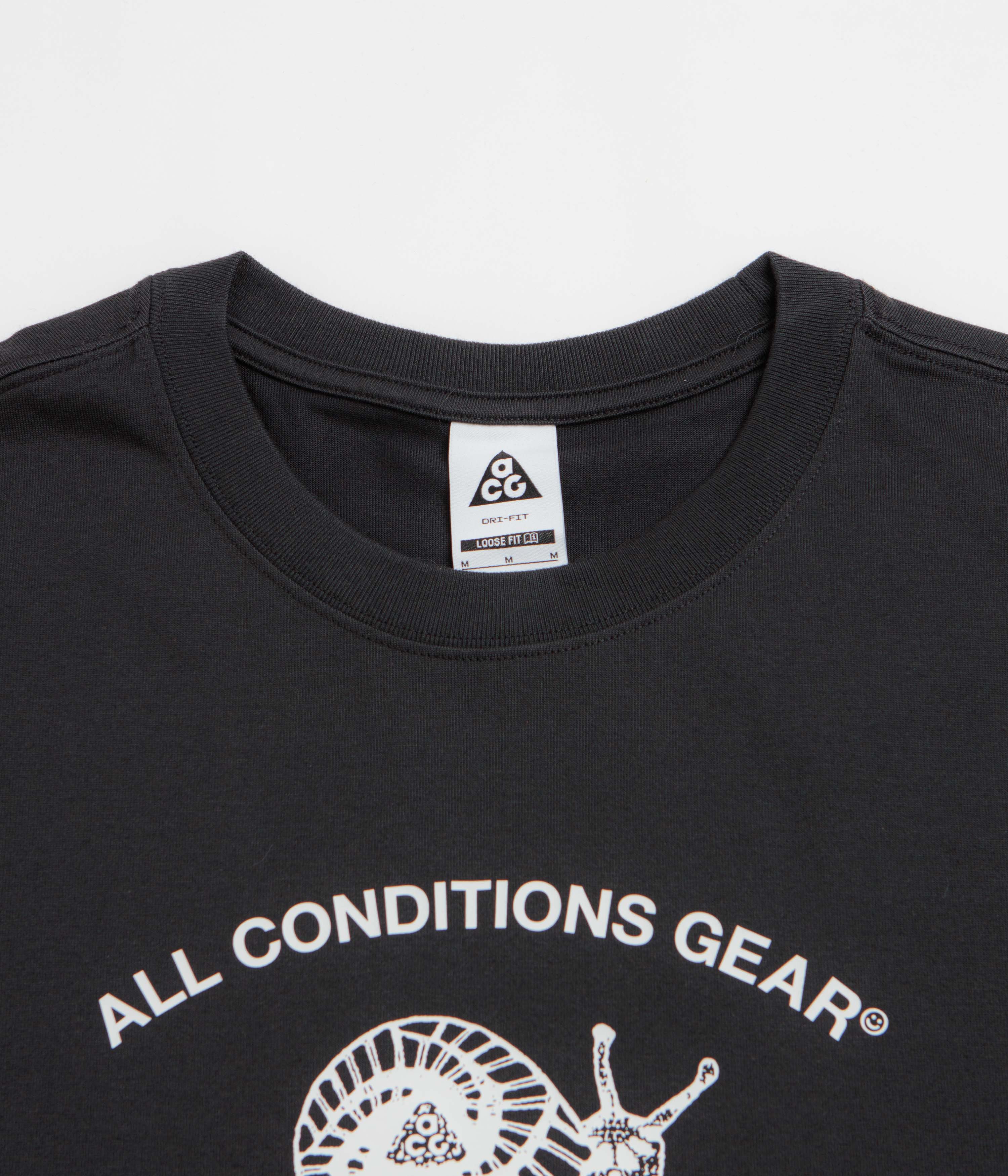 Nike ACG Mystery Snail T-Shirt - Black