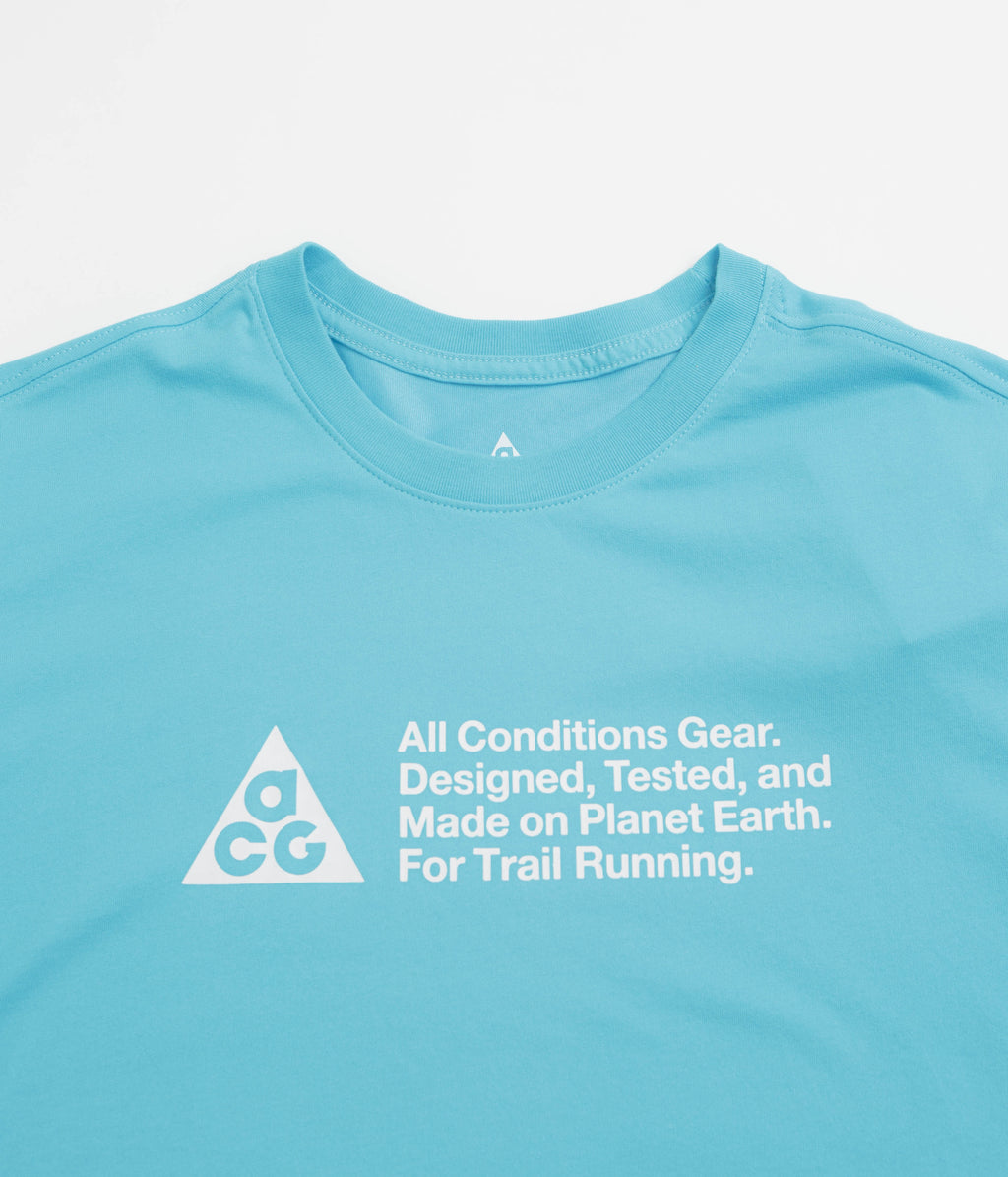 Nike ACG Trail Logo T-Shirt - Baltic Blue