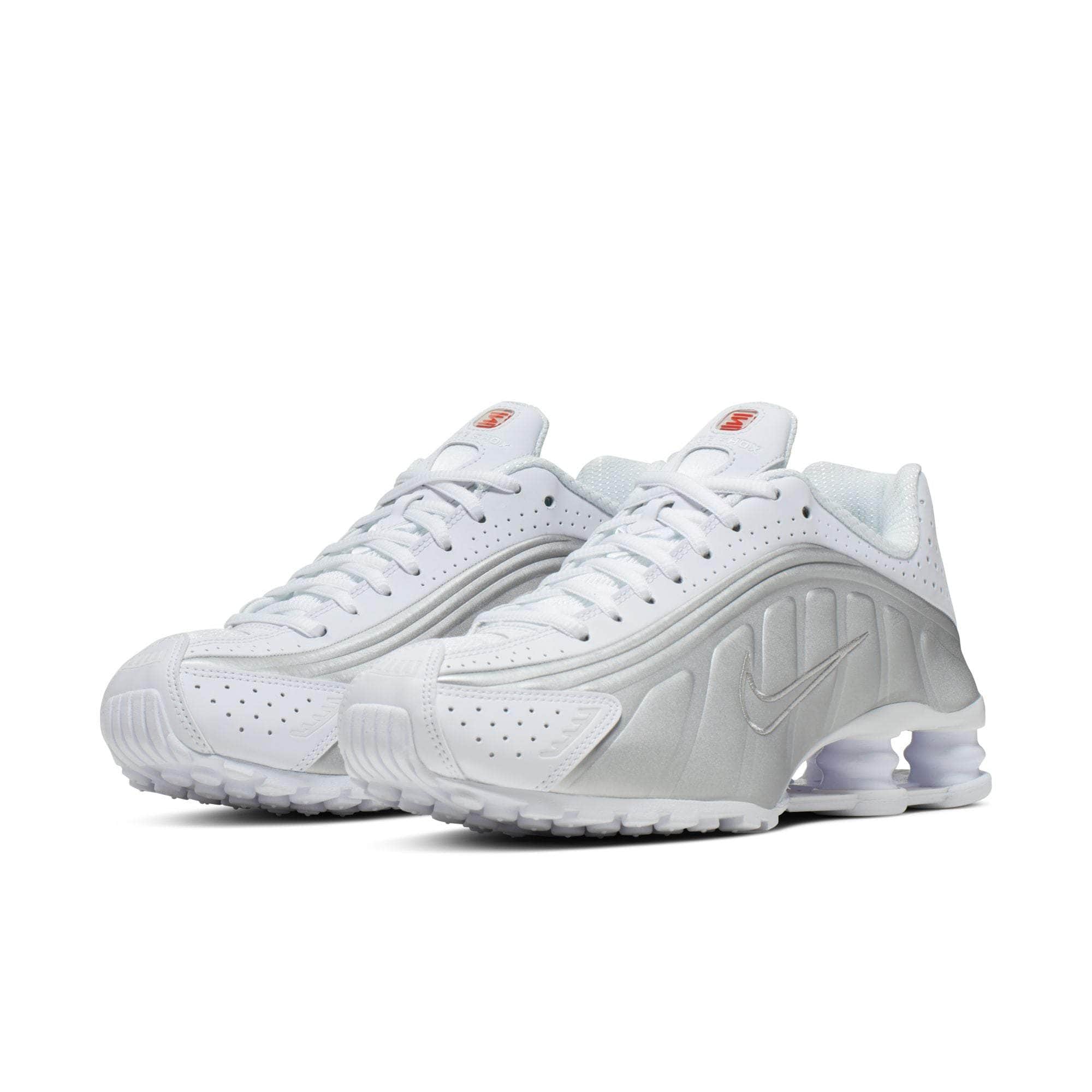 Nike Shox R4 "White Metallic" - Women's