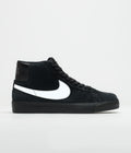 Nike SB Blazer Mid Shoes - Black / White - Black - Black