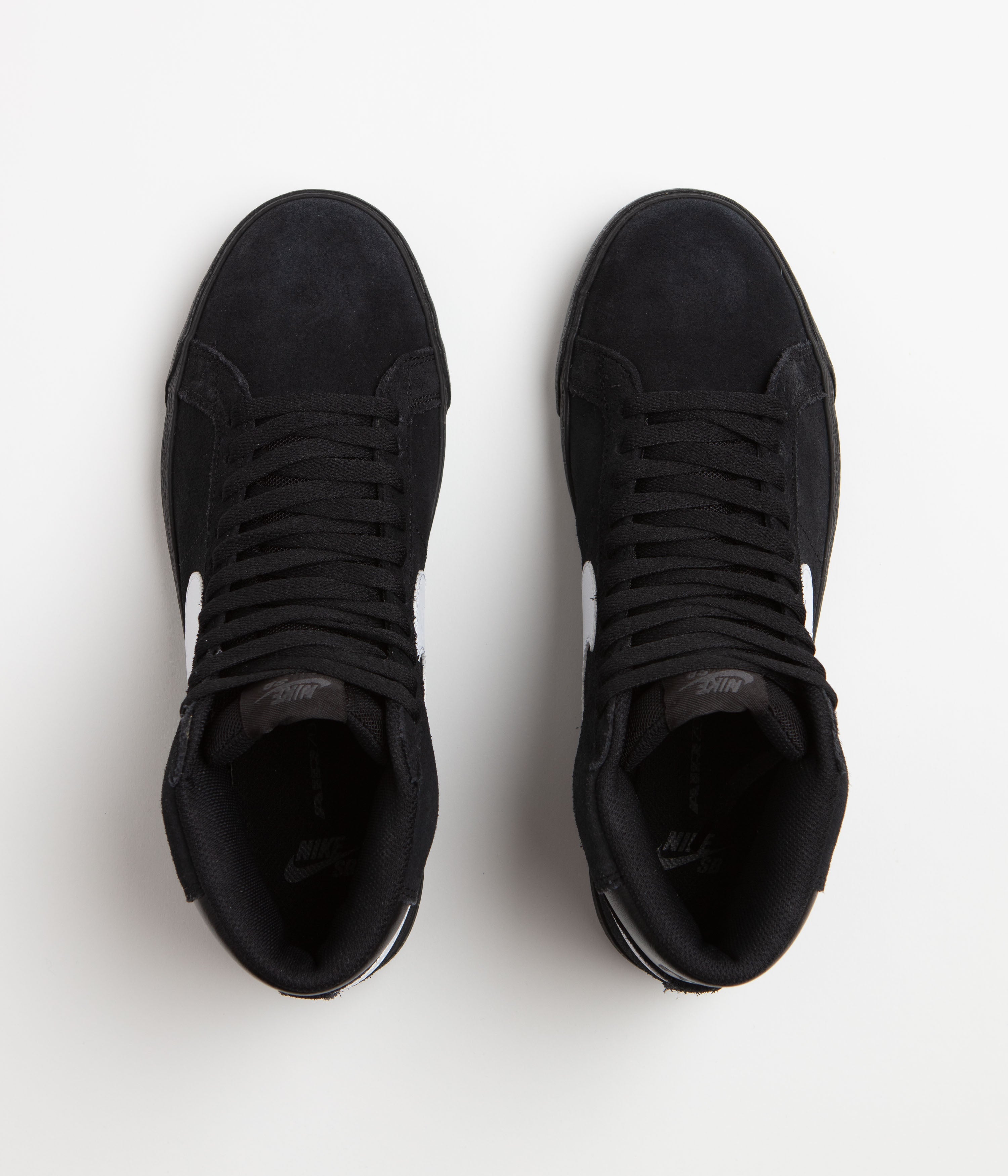 Nike SB Blazer Mid Shoes - Black / White - Black - Black