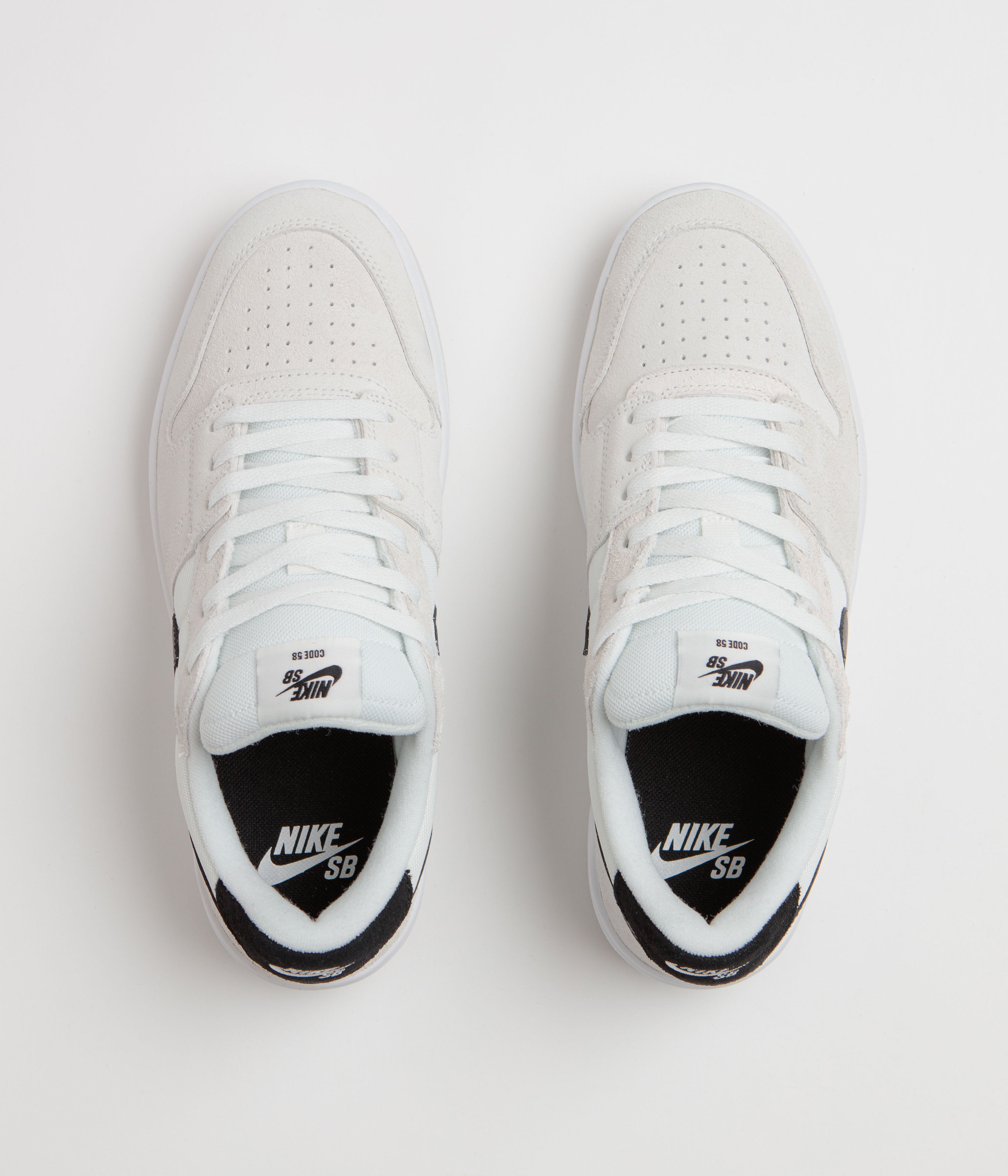 Nike SB Code 58 Shoes - White / Black - Summit White - Black