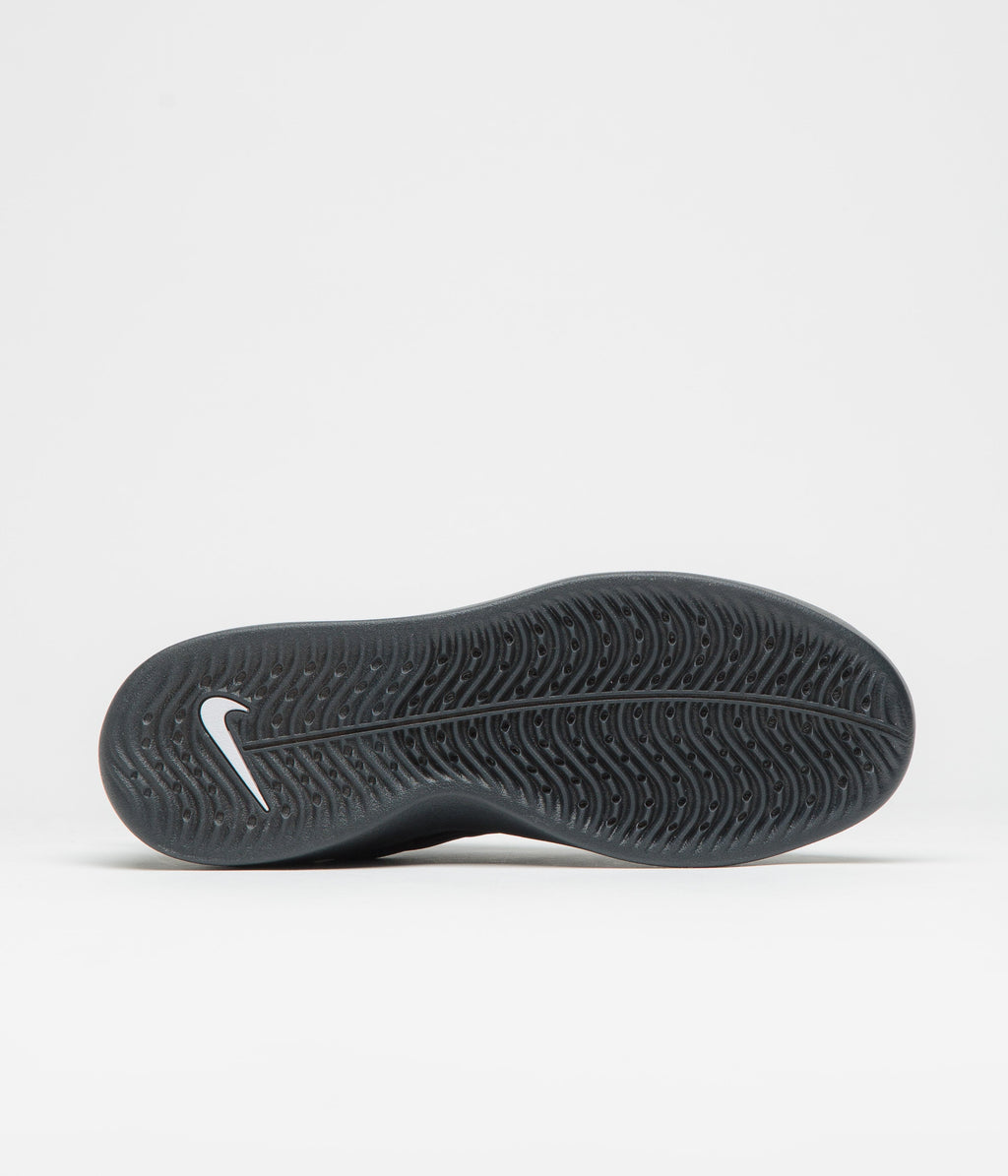 Nike SB Nyjah 4 Shoes - Black / White - Black - White