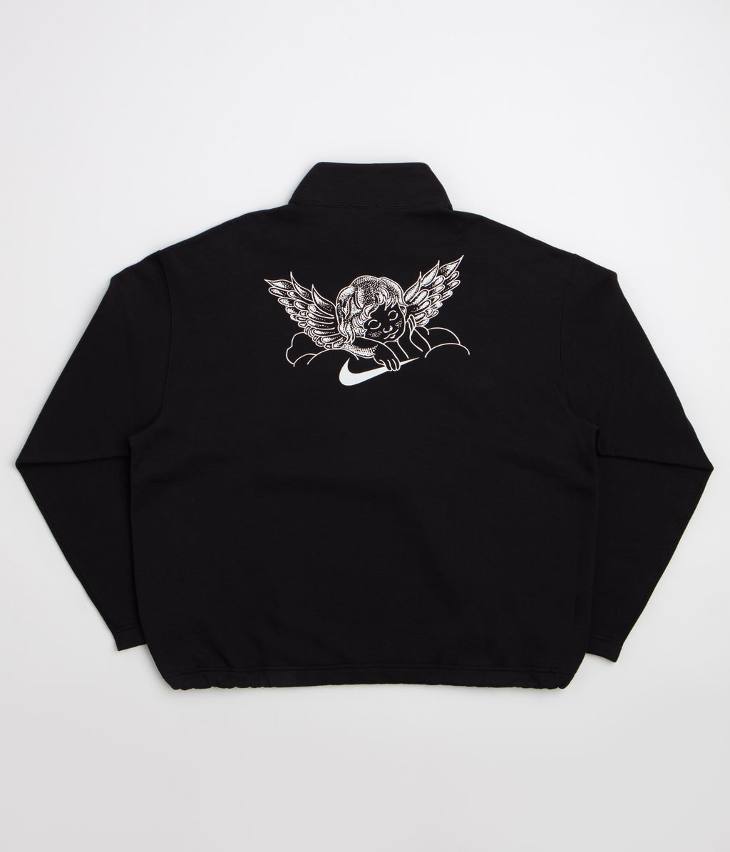 Nike SB World Cup Half Zip Sweatshirt - Black