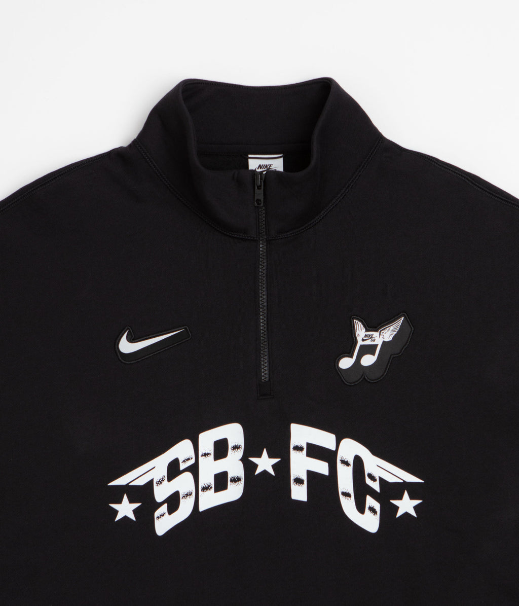 Nike SB World Cup Half Zip Sweatshirt - Black
