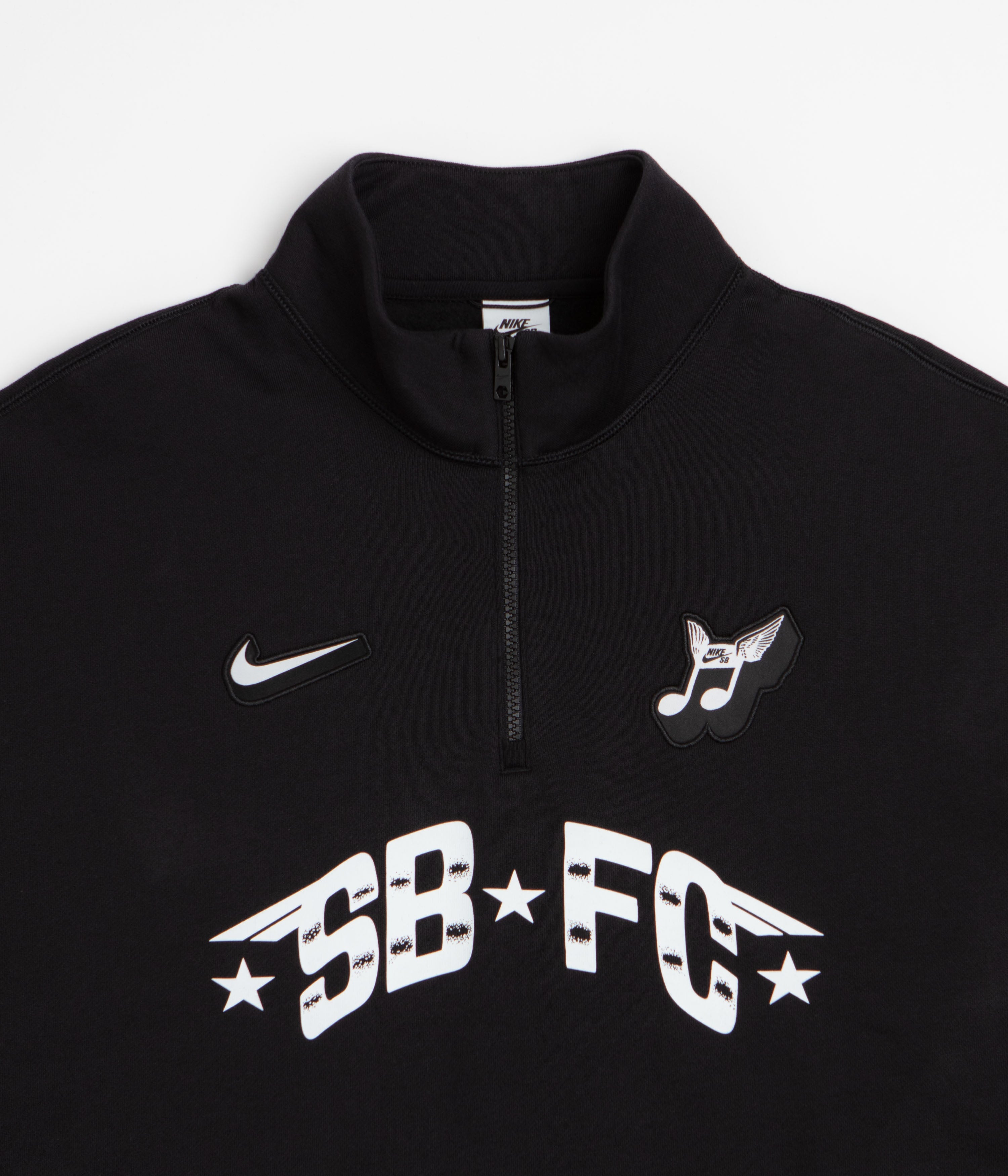 Nike SB World Cup Half Zip Sweatshirt - Black