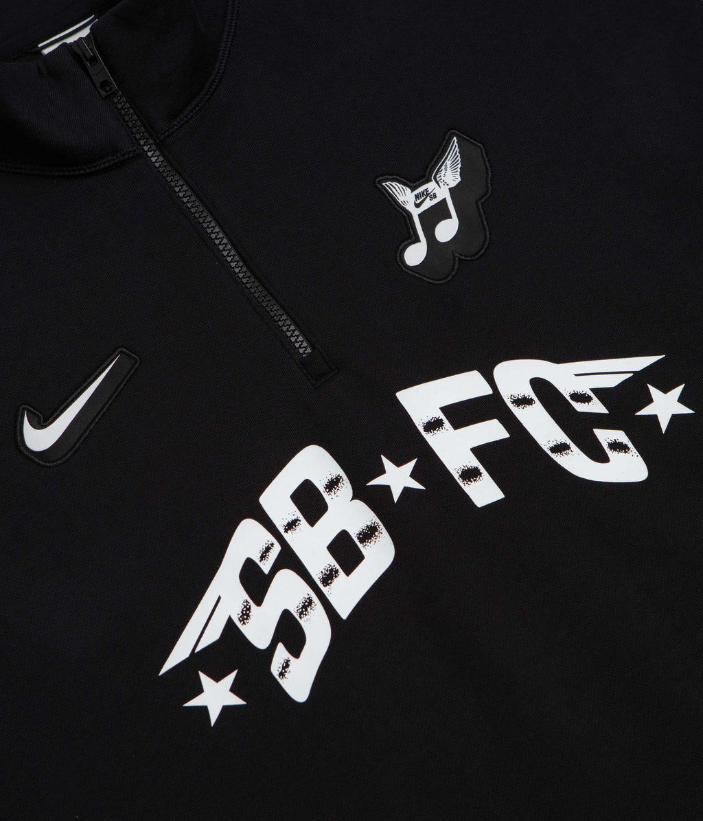 Nike SB World Cup Half Zip Sweatshirt - Black