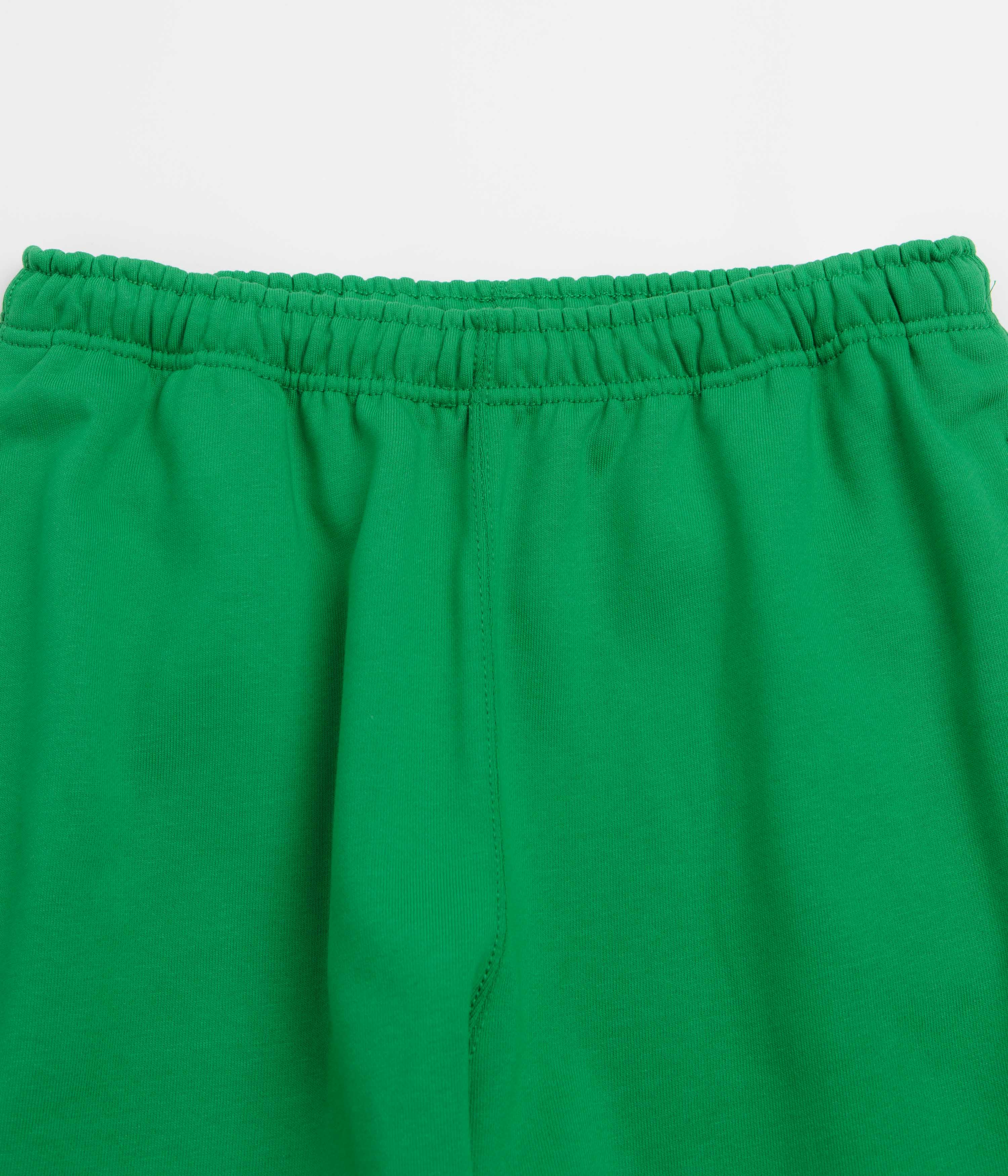 Nike Solo Swoosh Cuffed Sweatpants - Court Green / Court Green / White