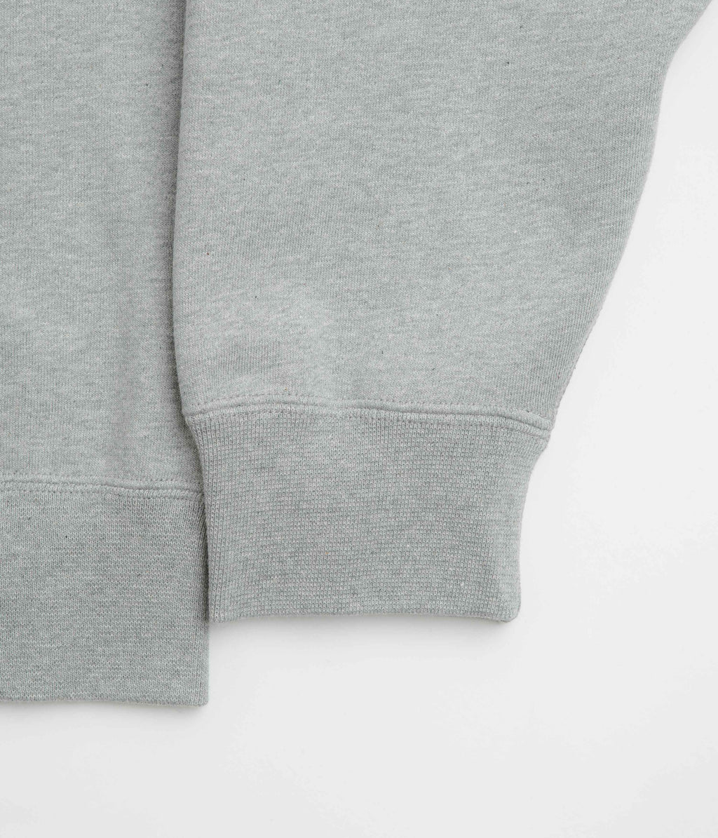 Nike Solo Swoosh Full Zip Hoodie - Dark Grey Heather / White