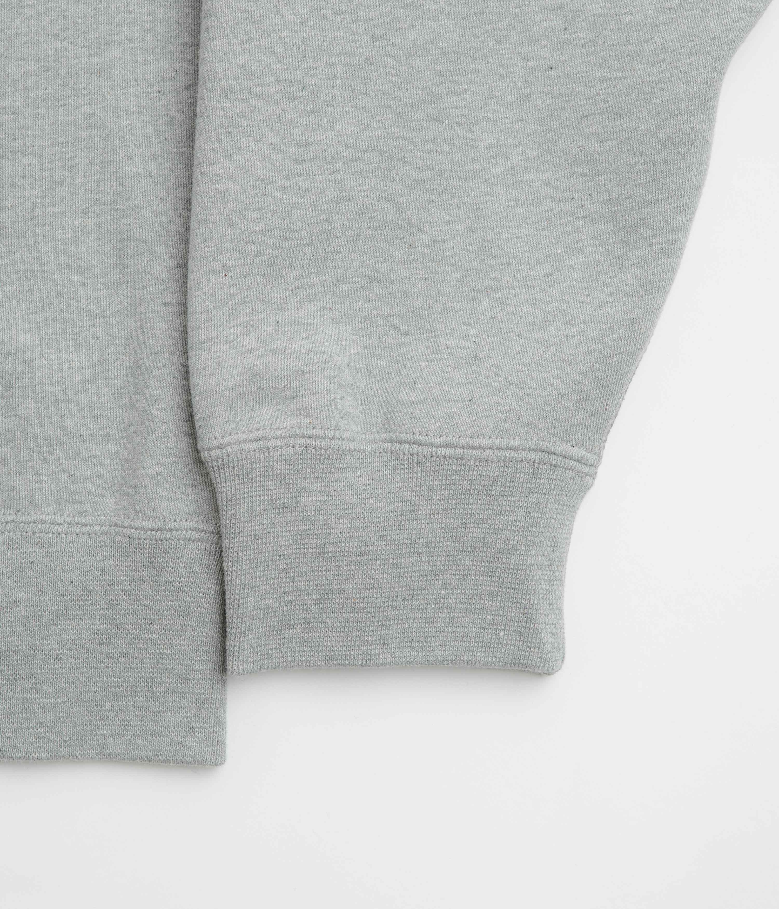 Nike Solo Swoosh Full Zip Hoodie - Dark Grey Heather / White