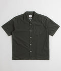 Norse Projects Carsten Cotton Tencel Short Sleeve Shirt - Black Olive