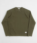 Norse Projects Eske Military Rib Long Sleeve T-Shirt - Olive Night