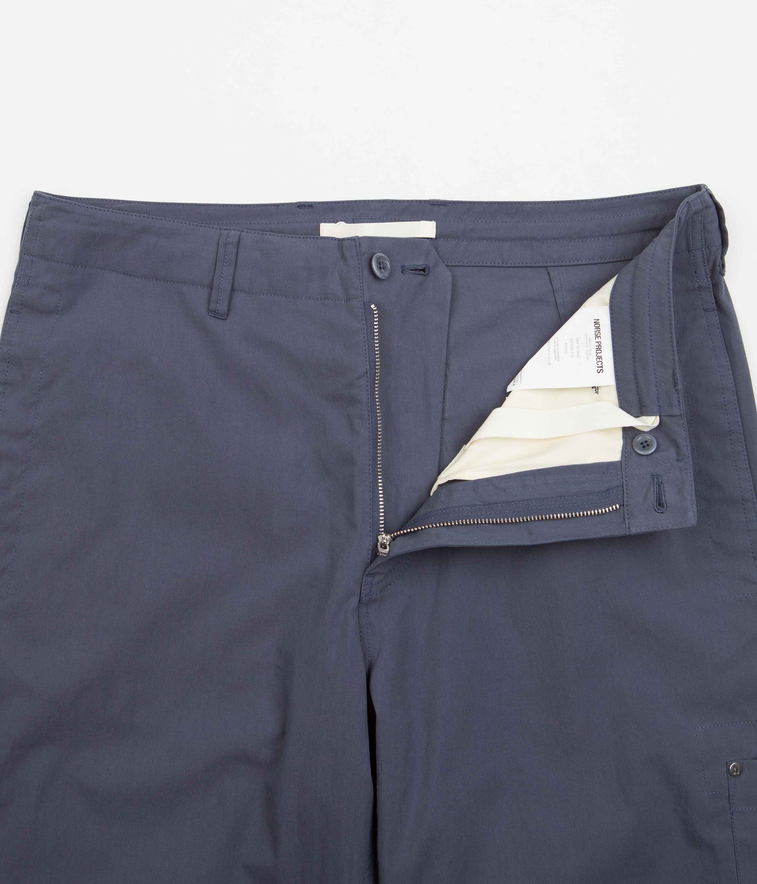 Norse Projects Falke Tab Series Pants - Calcite Blue