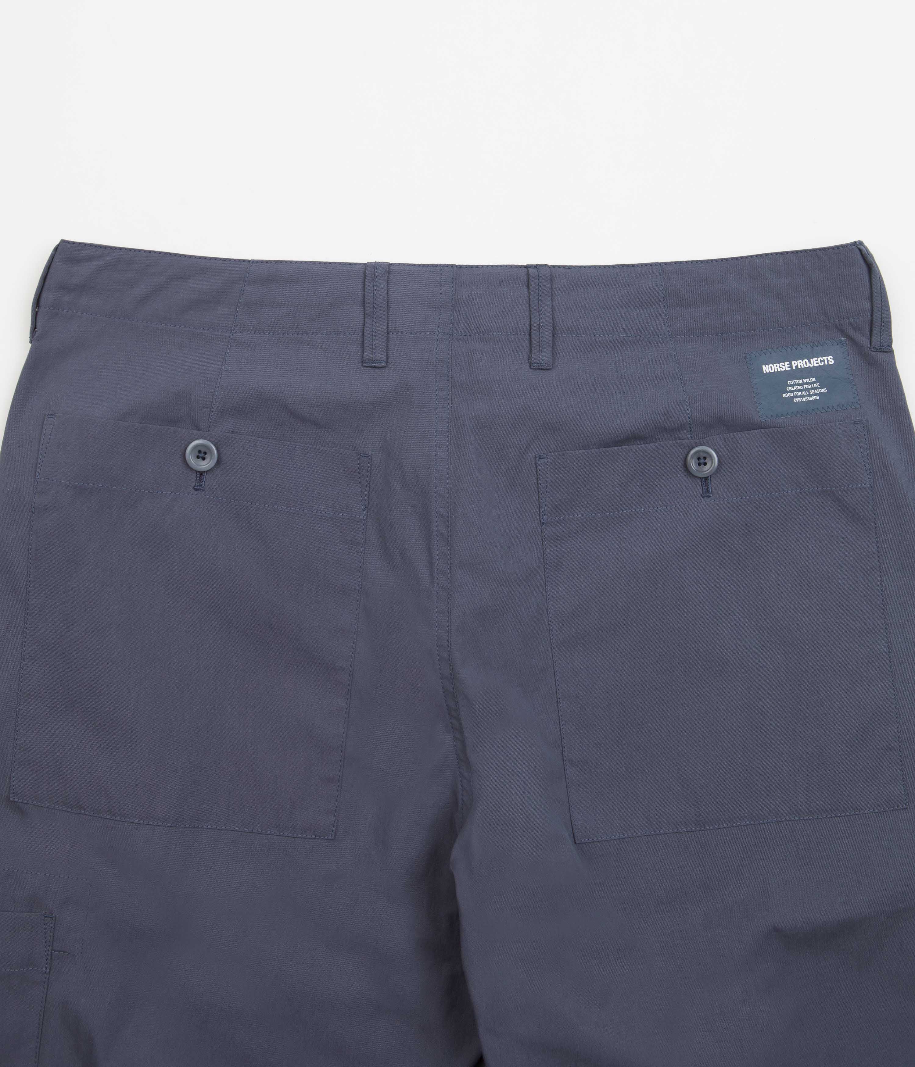 Norse Projects Falke Tab Series Pants - Calcite Blue