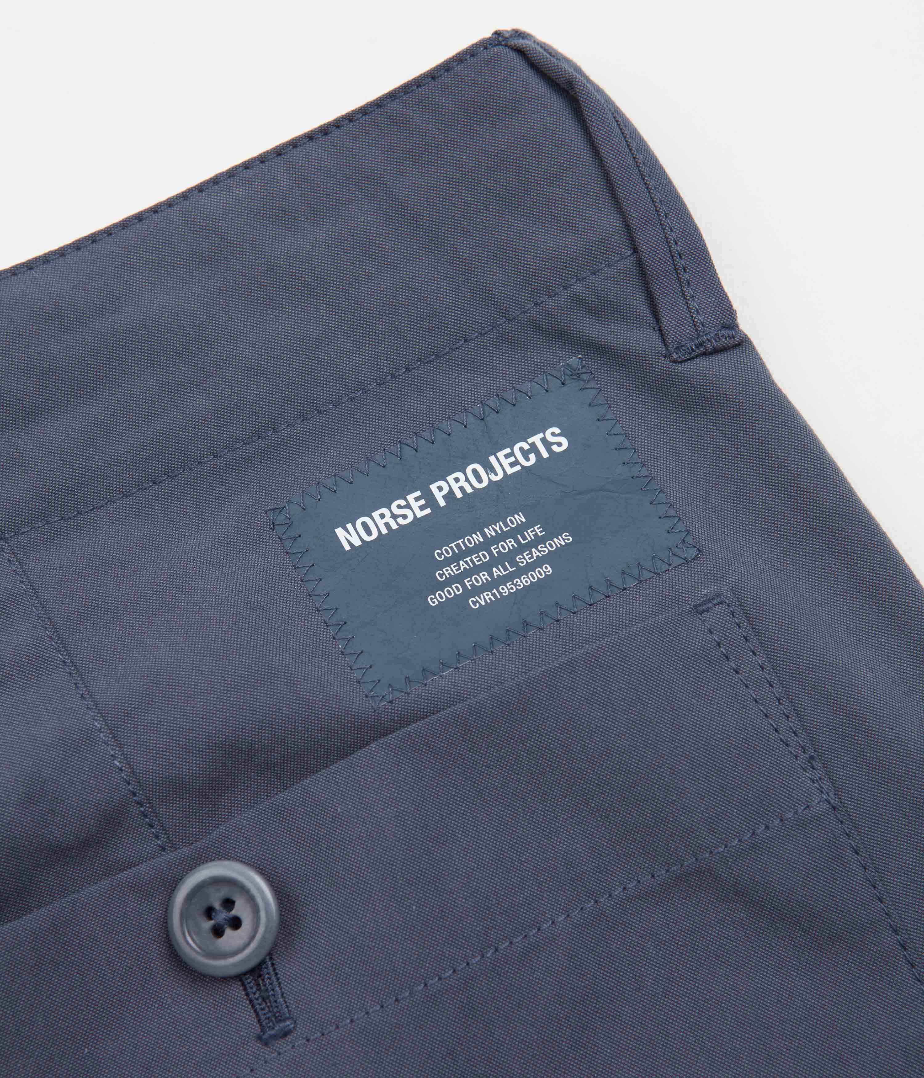 Norse Projects Falke Tab Series Pants - Calcite Blue