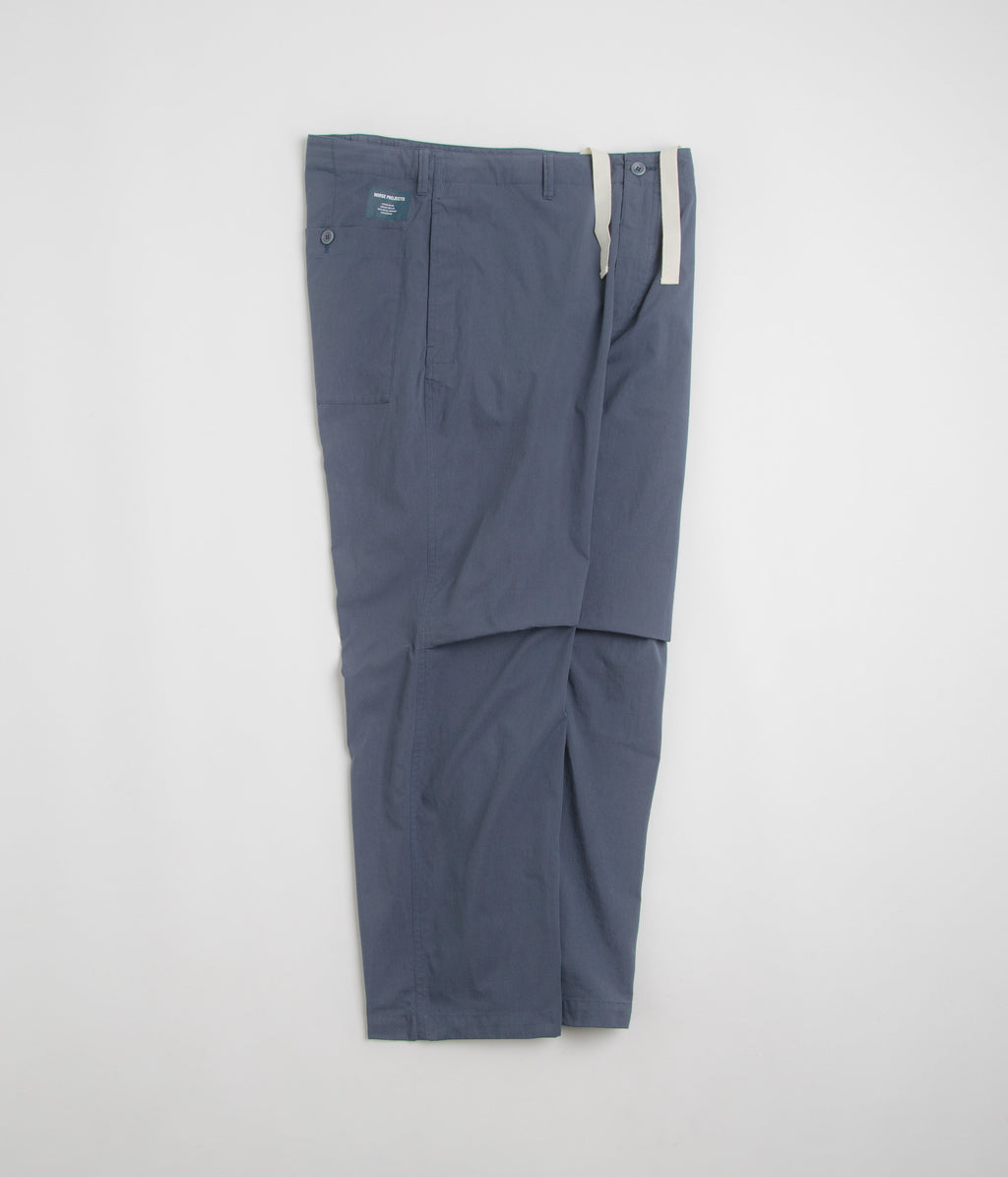 Norse Projects Falke Tab Series Pants - Calcite Blue