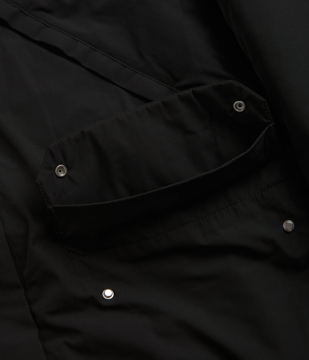 Norse Projects Stavanger Military Nylon Parka - Black
