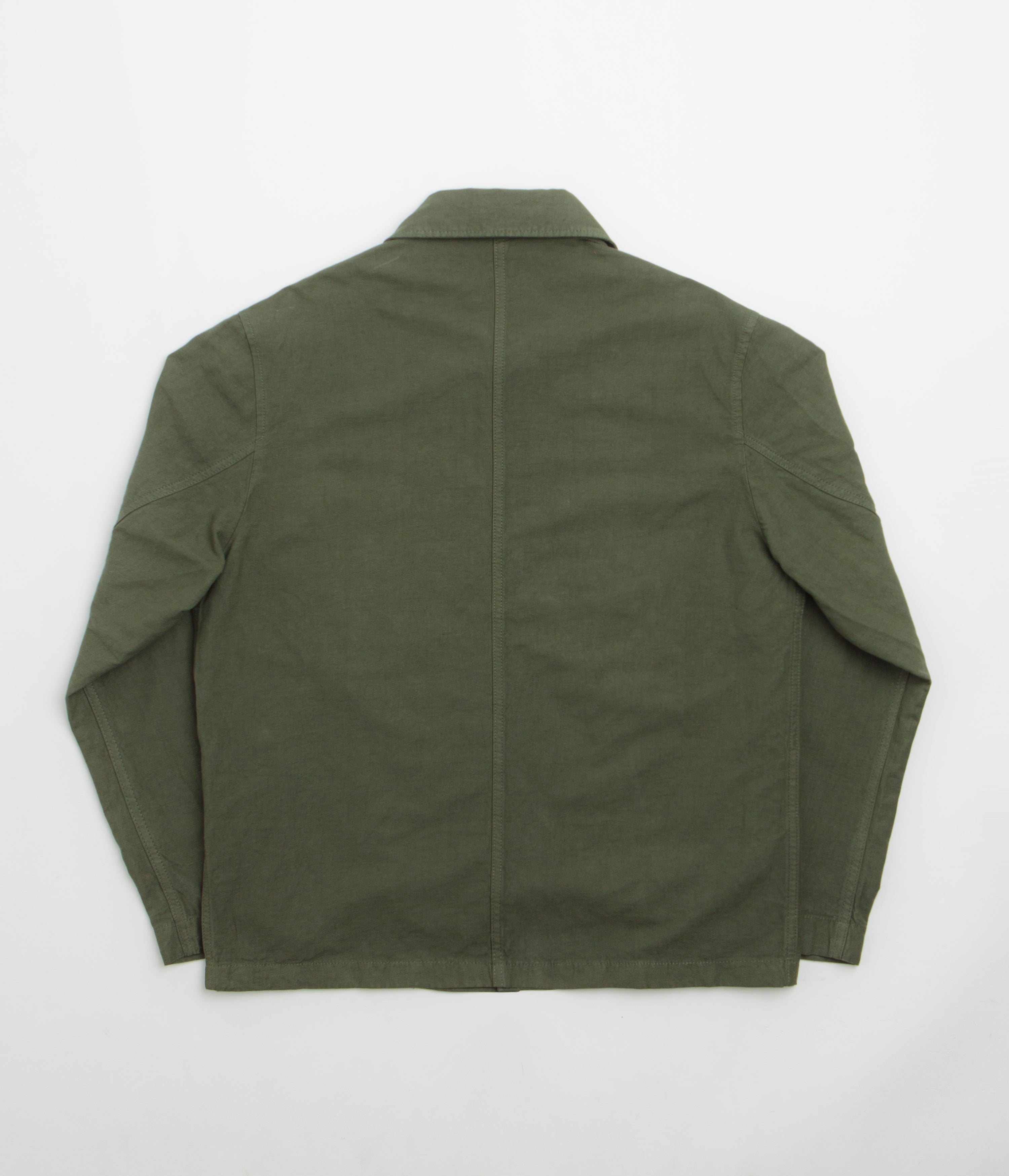 Norse Projects Tyge Cotton Linen Overshirt - Spruce Green