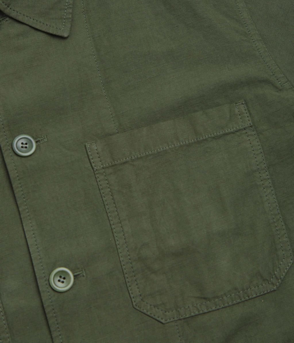 Norse Projects Tyge Cotton Linen Overshirt - Spruce Green