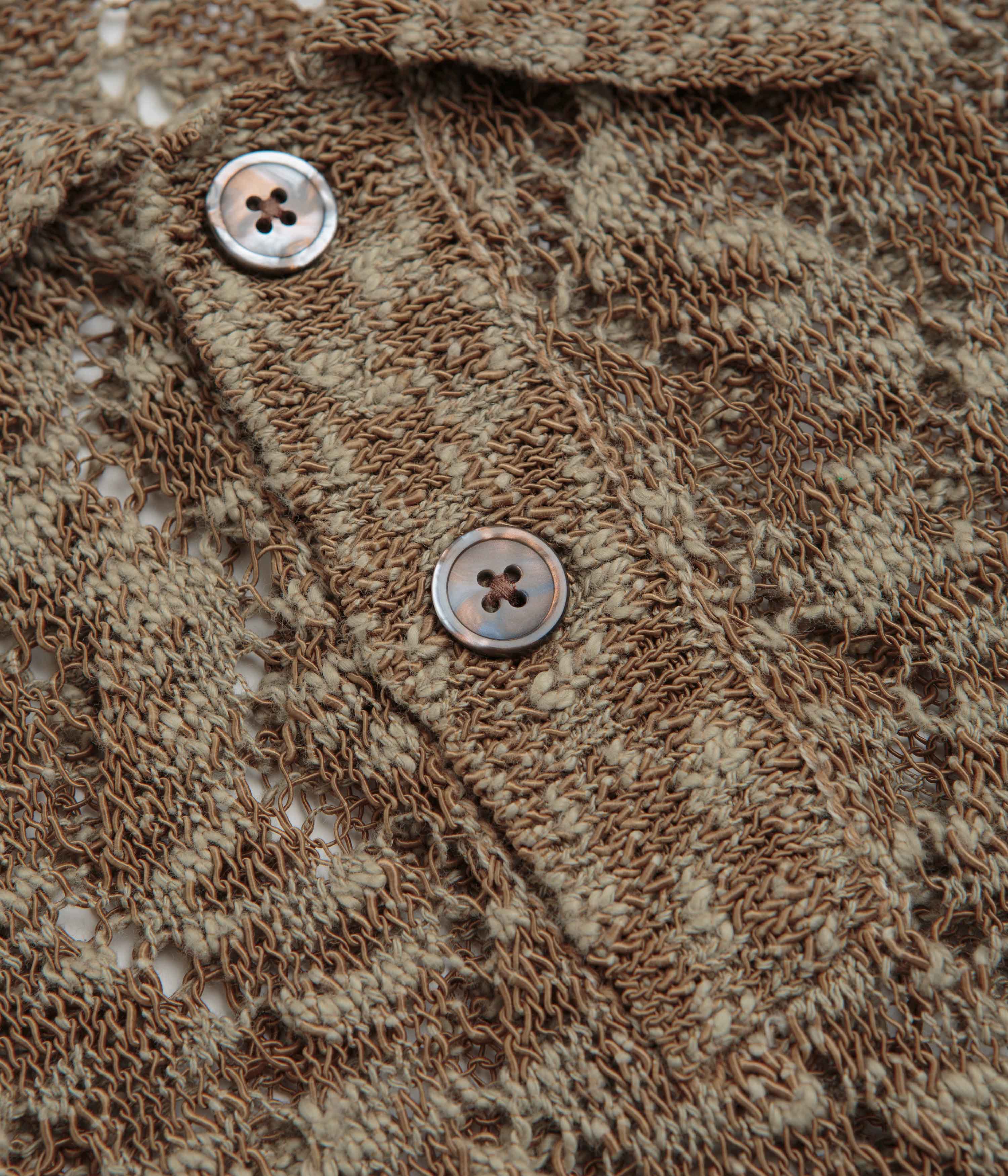 Obey Andre Polo Short Sleeve Sweatshirt - Toffee Brown