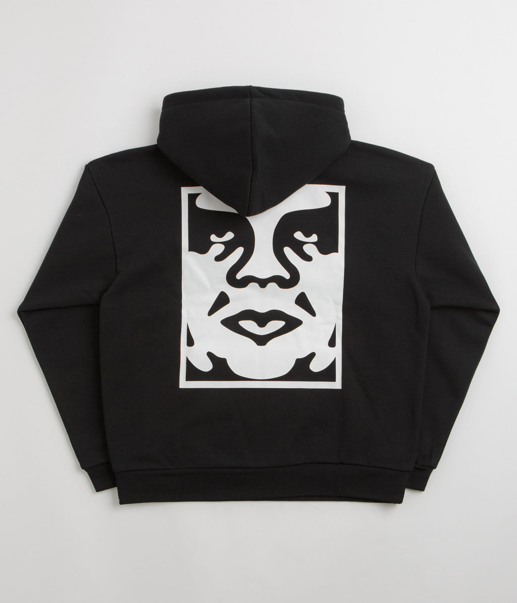 Obey Bold Icon Extra Heavy Hoodie - Black