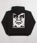 Obey Bold Icon Extra Heavy Hoodie - Black