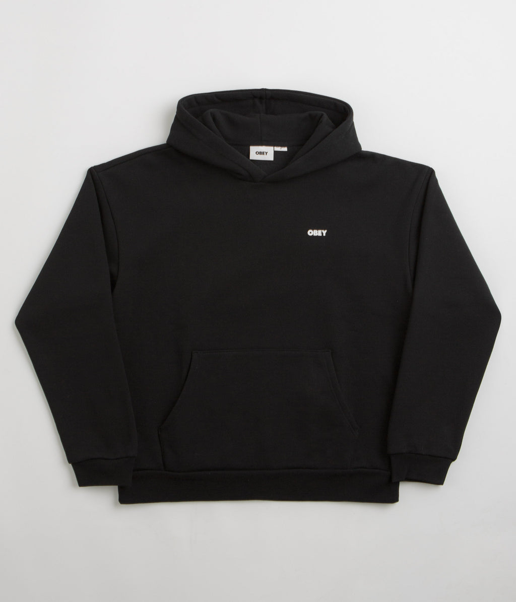 Obey Bold Icon Extra Heavy Hoodie - Black