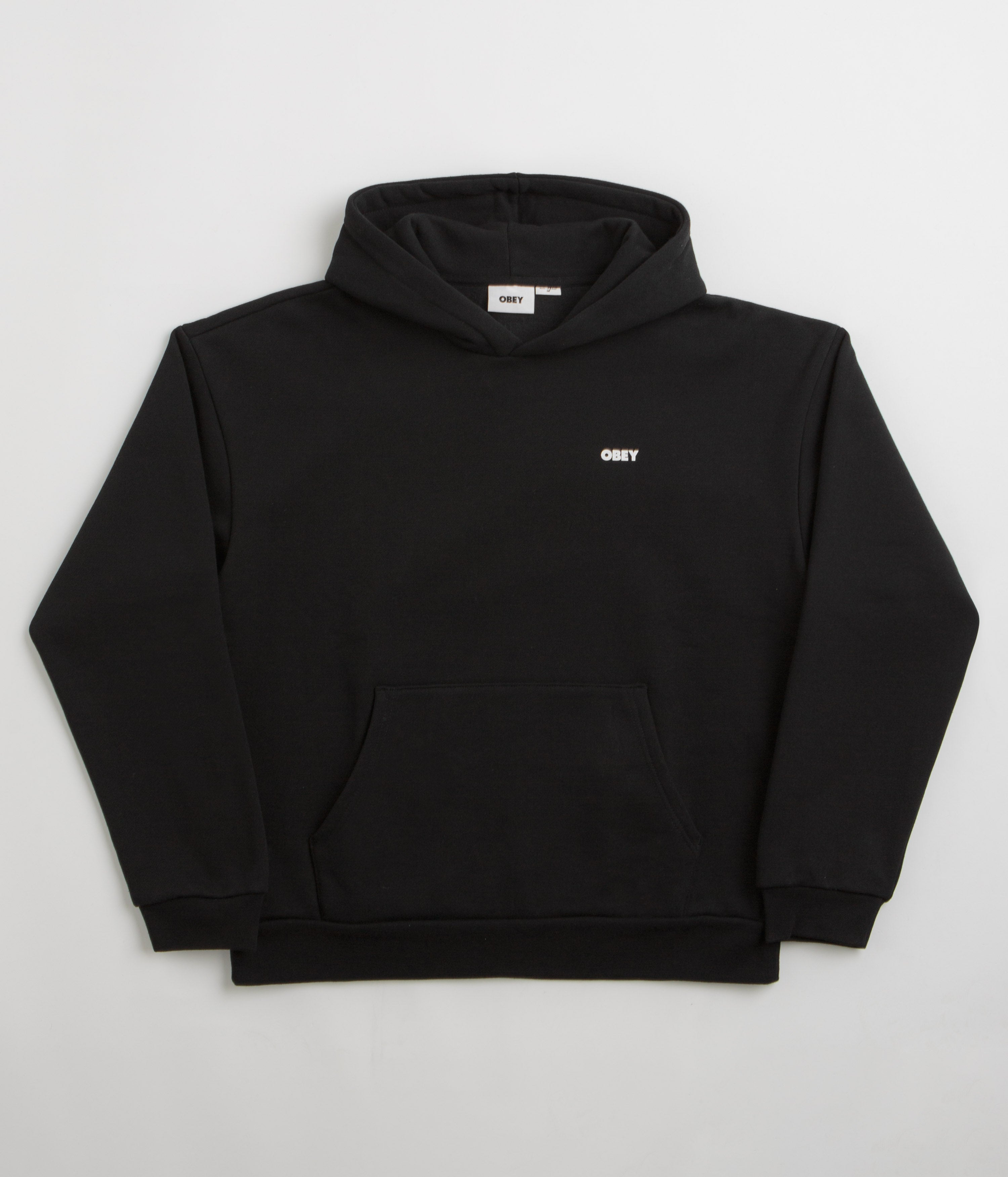 Obey Bold Icon Extra Heavy Hoodie - Black