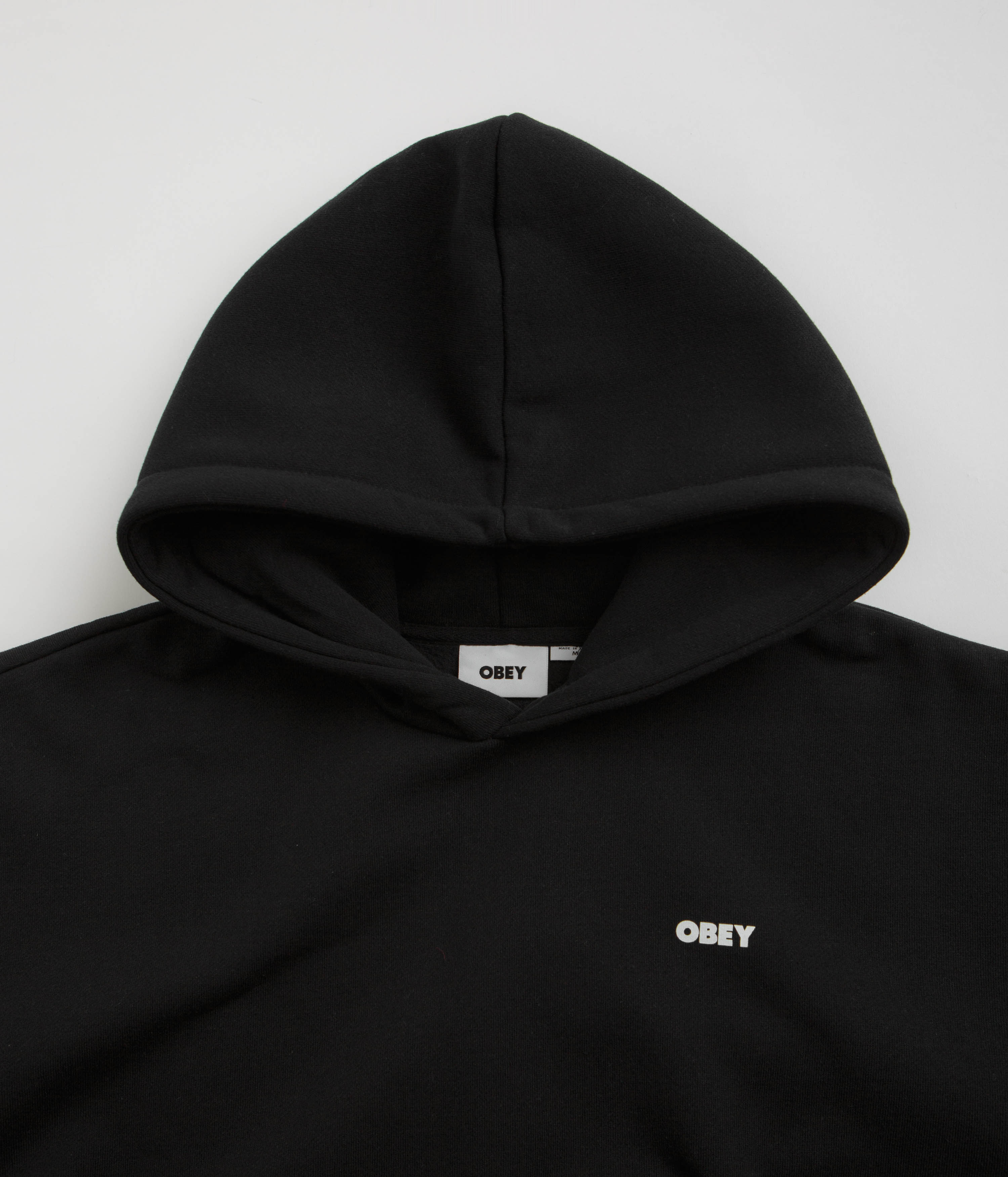 Obey Bold Icon Extra Heavy Hoodie - Black