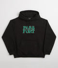 Pass Port Official Stacked Applique Hoodie - Black