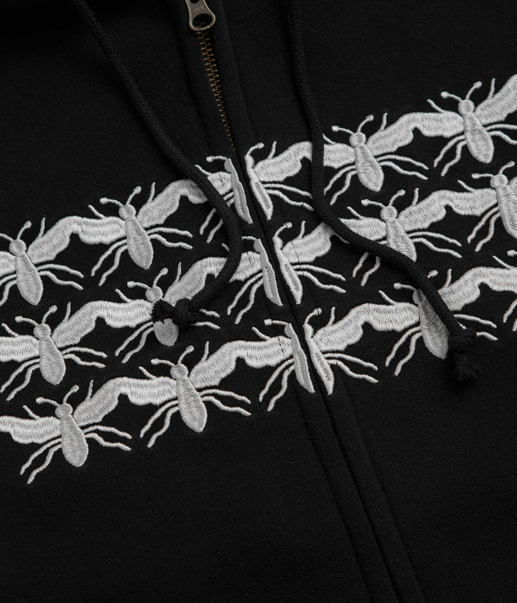 Pass Port Scissorcraft Full Zip Hoodie - Black