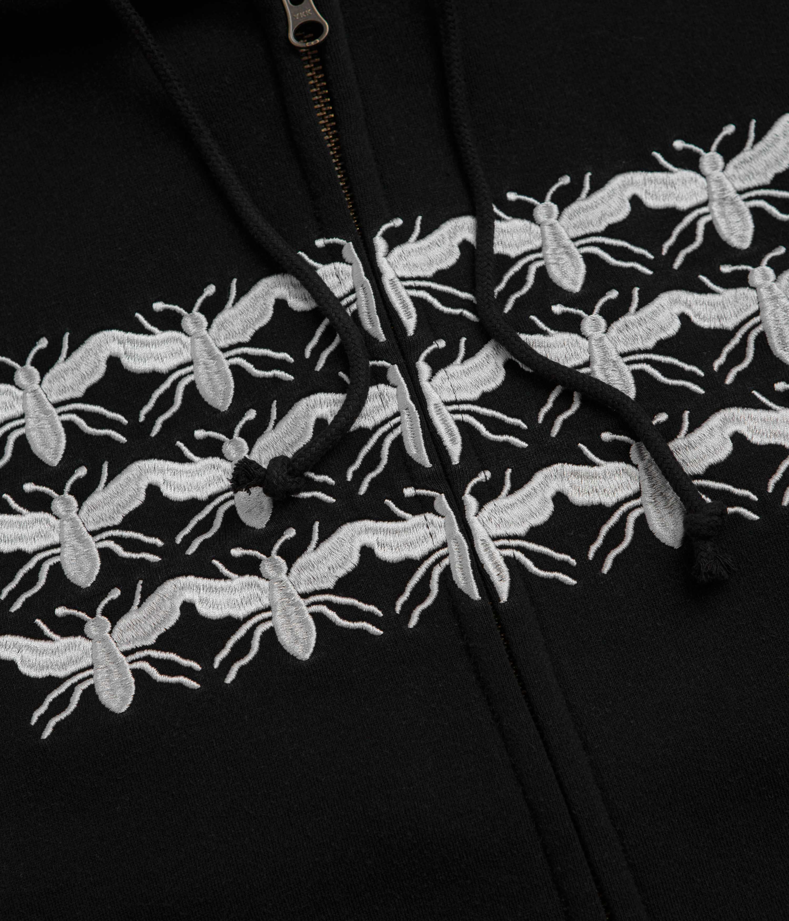 Pass Port Scissorcraft Full Zip Hoodie - Black