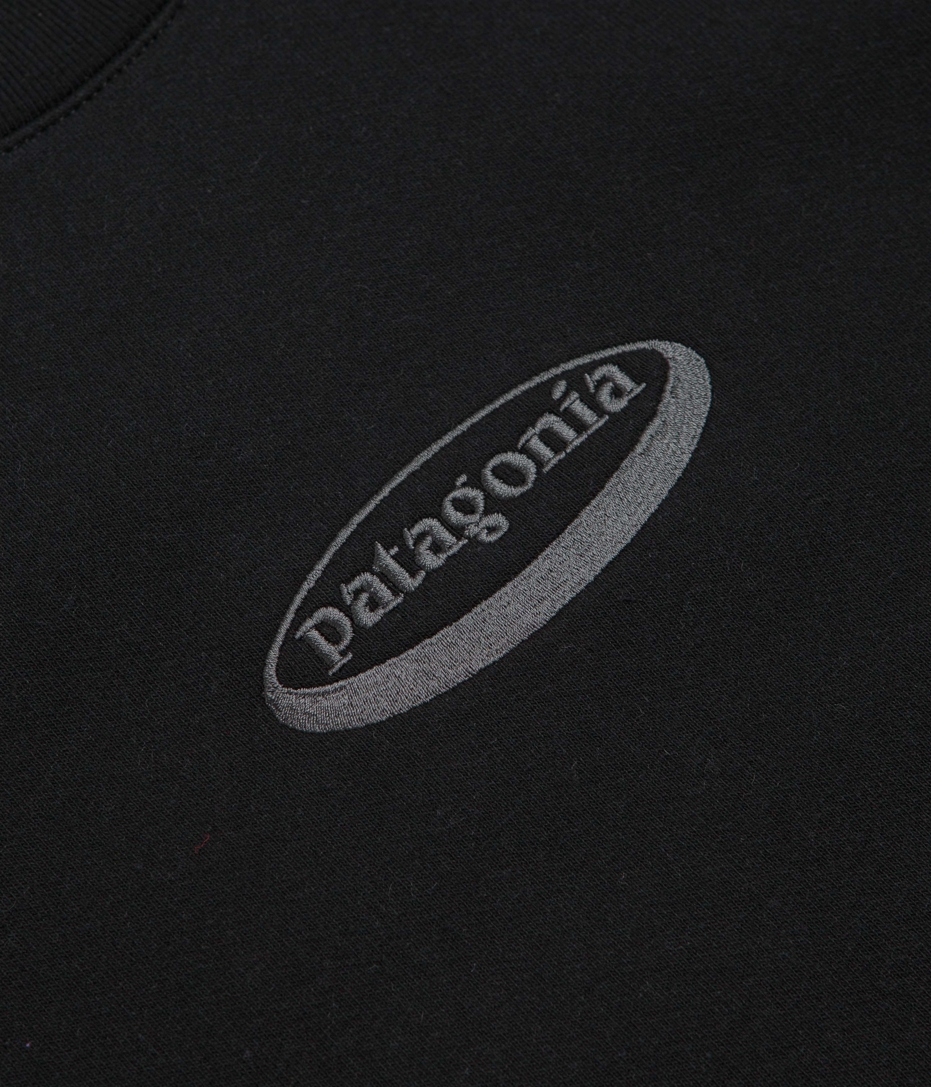 Patagonia 95 Oval Logo Uprisal Crewneck Sweatshirt - Black