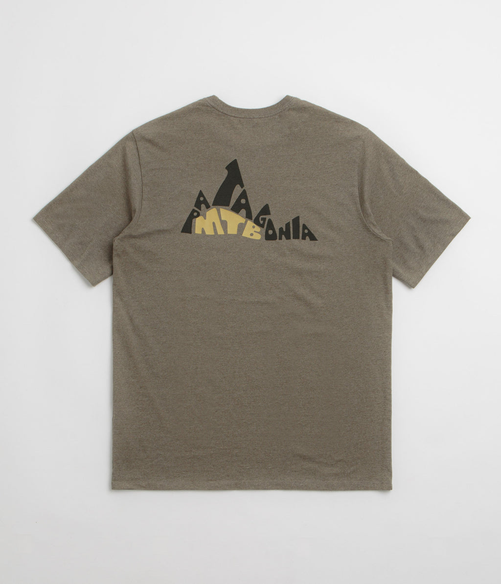 Patagonia Berm Logo Responsibili-Tee T-Shirt - Wing Grey