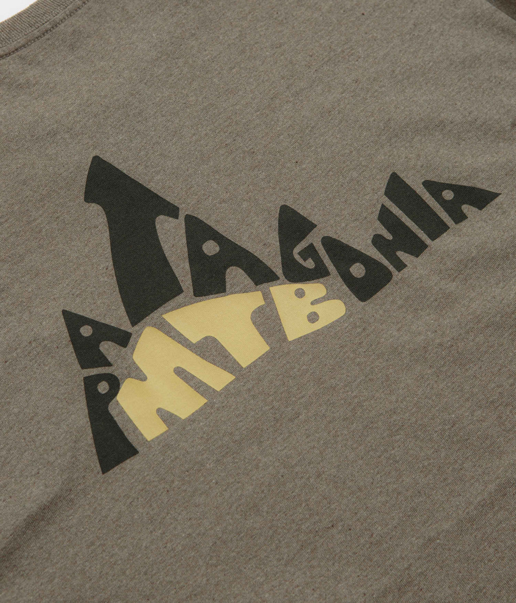 Patagonia Berm Logo Responsibili-Tee T-Shirt - Wing Grey