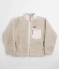Patagonia Womens Classic Retro-X Jacket - Natural / Light Violet